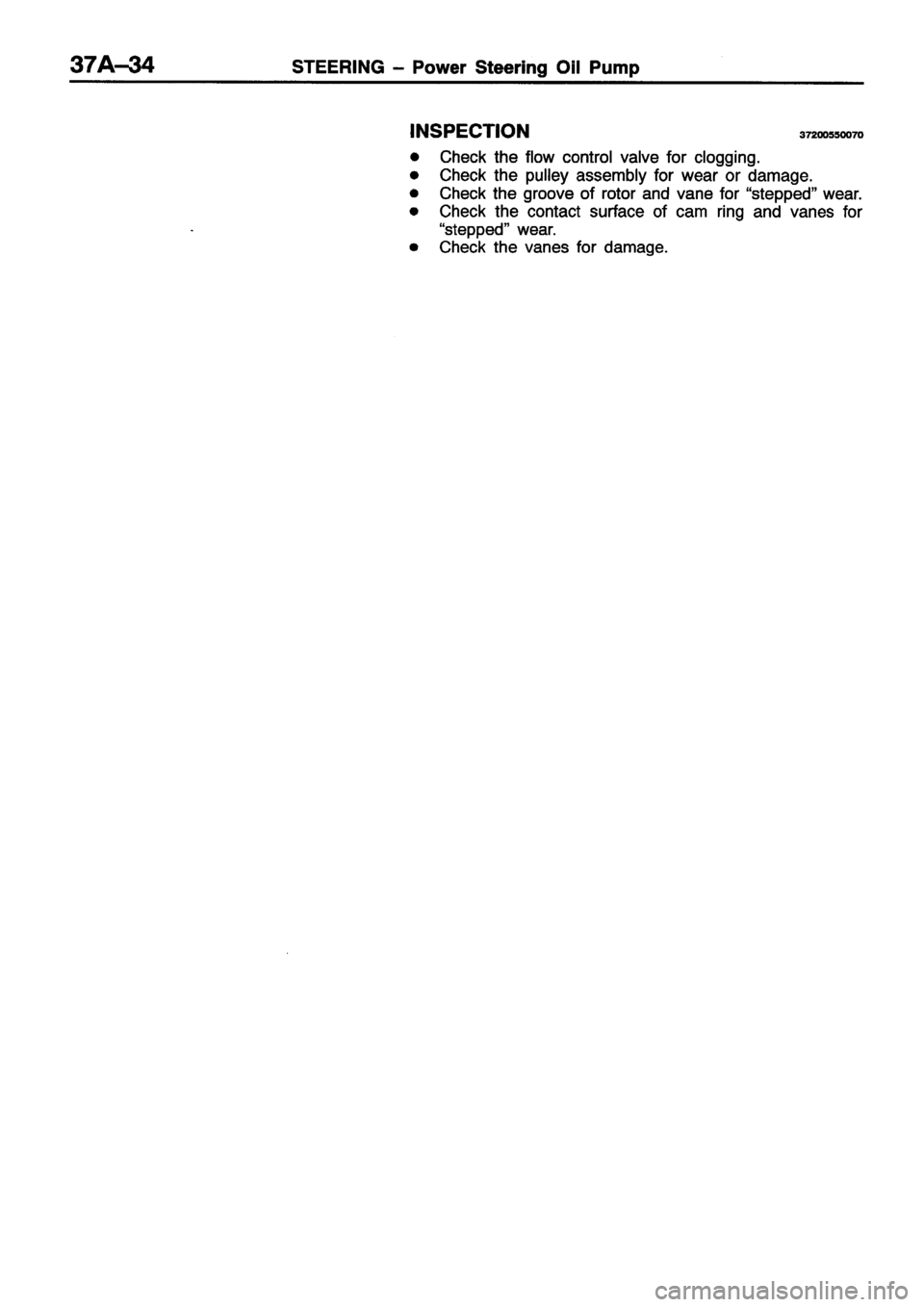 MITSUBISHI ECLIPSE 1996 Workshop Manual MITSUBISHI ECLIPSE 1996 Workshop Manual