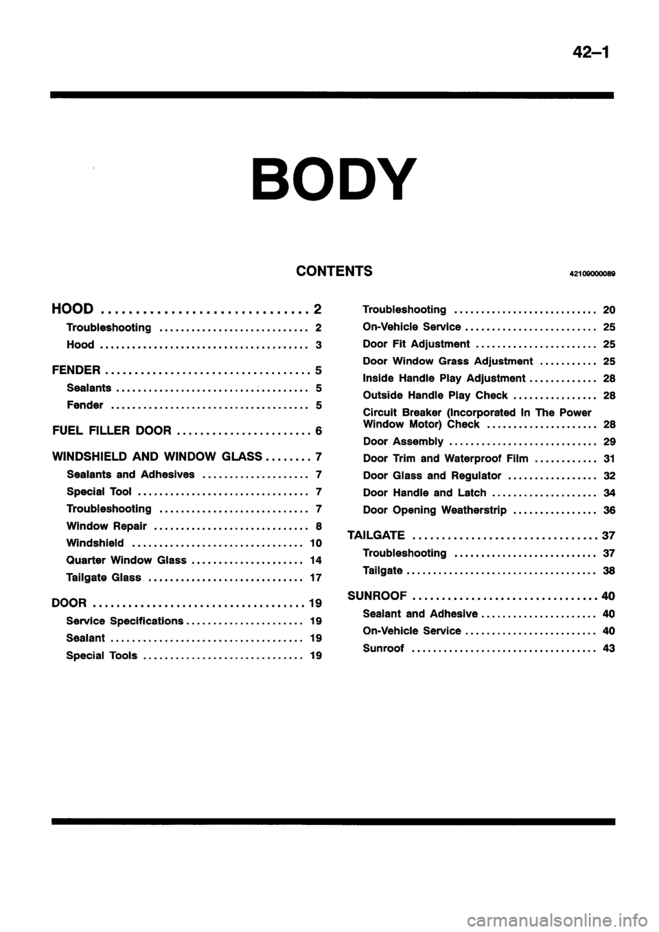 MITSUBISHI ECLIPSE 1996 Workshop Manual MITSUBISHI ECLIPSE 1996 Workshop Manual