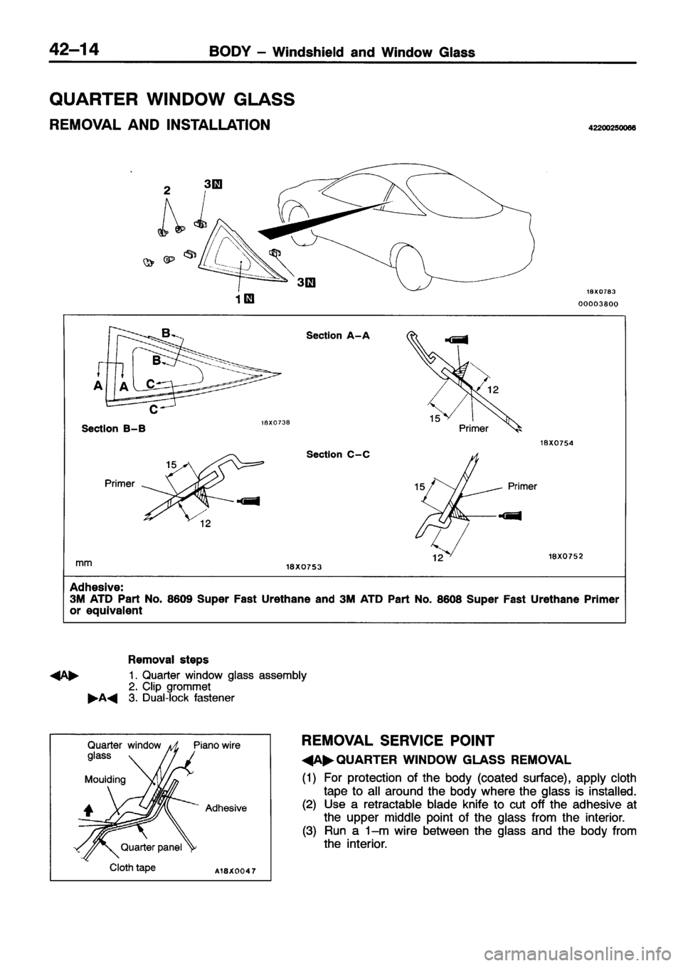MITSUBISHI ECLIPSE 1996 Workshop Manual MITSUBISHI ECLIPSE 1996 Workshop Manual