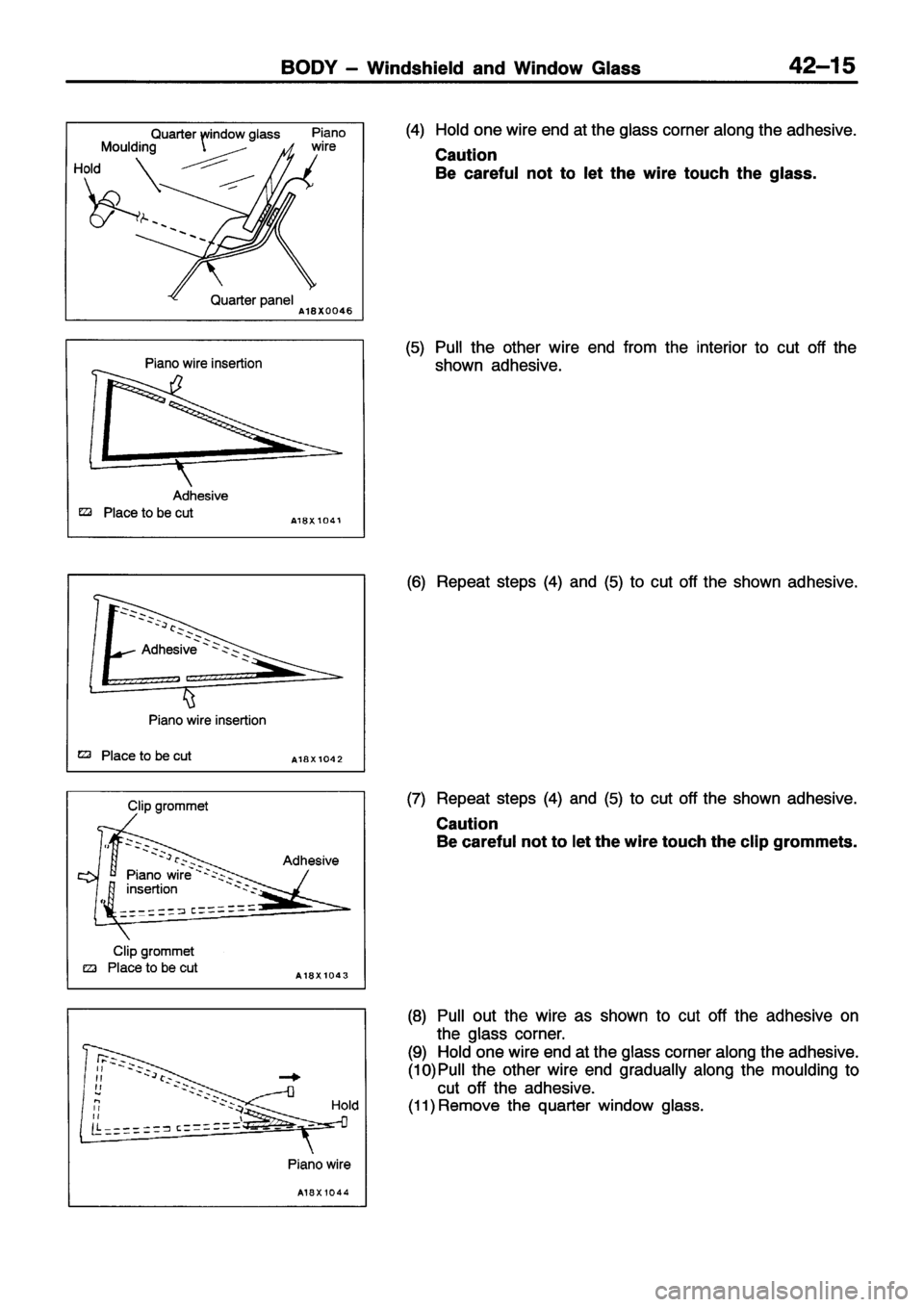 MITSUBISHI ECLIPSE 1996 Workshop Manual MITSUBISHI ECLIPSE 1996 Workshop Manual