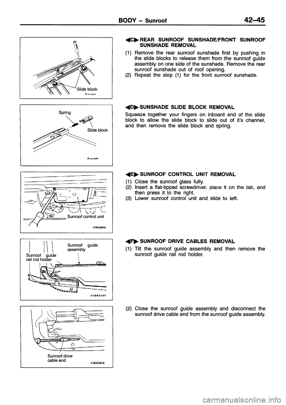MITSUBISHI ECLIPSE 1996  Workshop Manual 