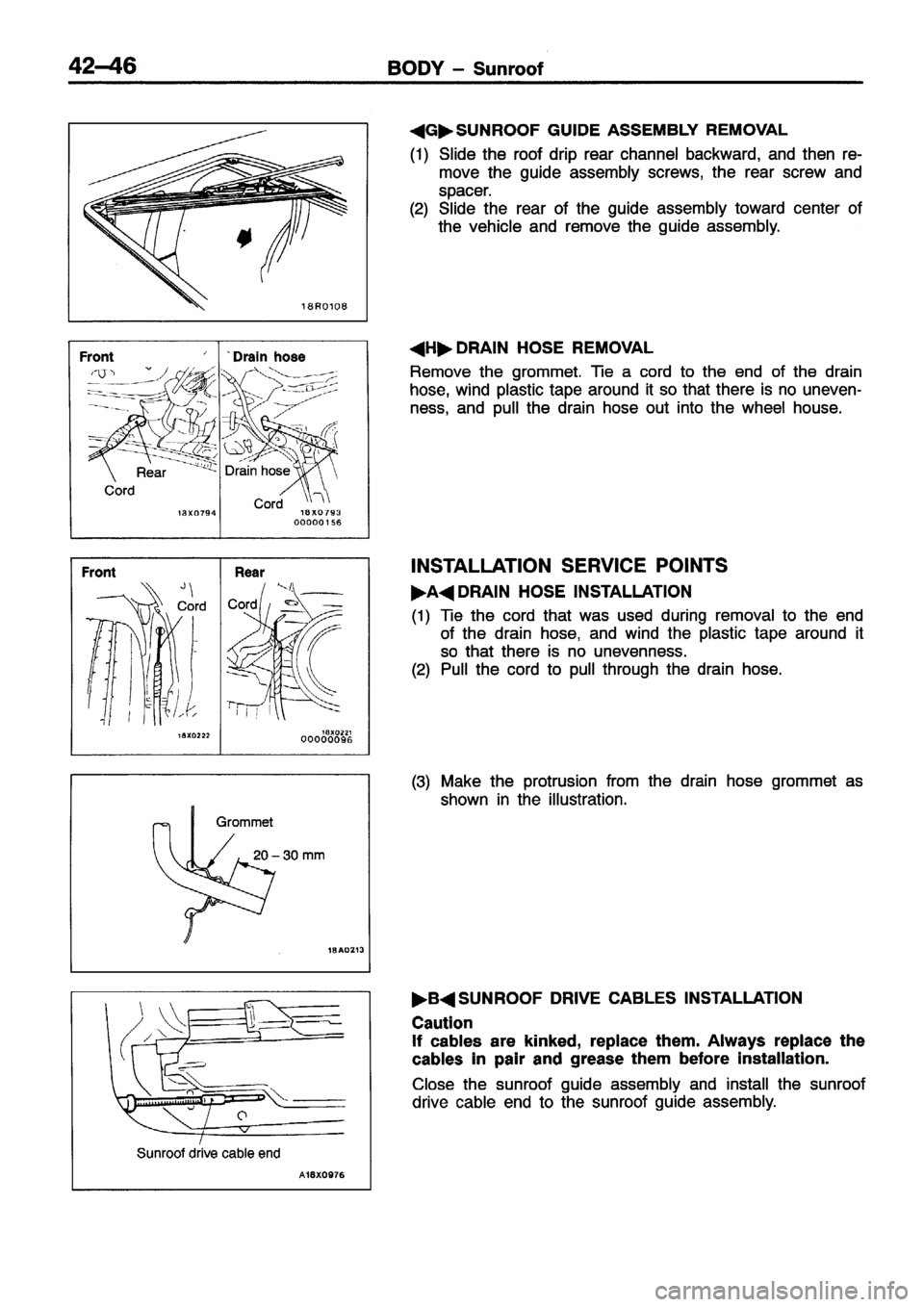MITSUBISHI ECLIPSE 1996  Workshop Manual 