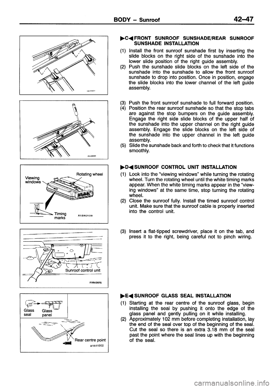 MITSUBISHI ECLIPSE 1996  Workshop Manual 