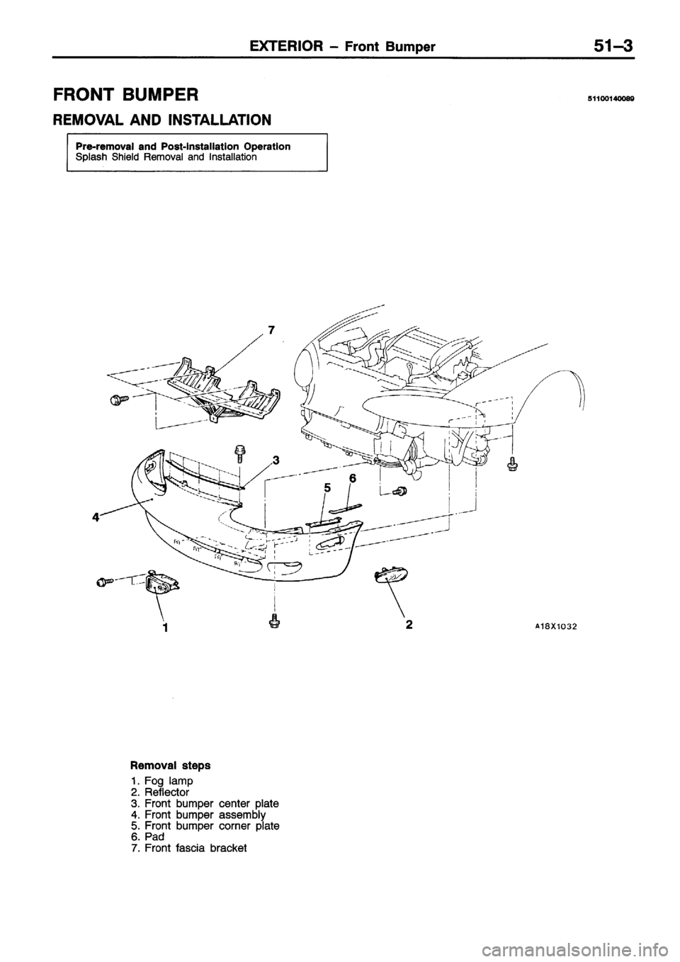 MITSUBISHI ECLIPSE 1996  Workshop Manual 