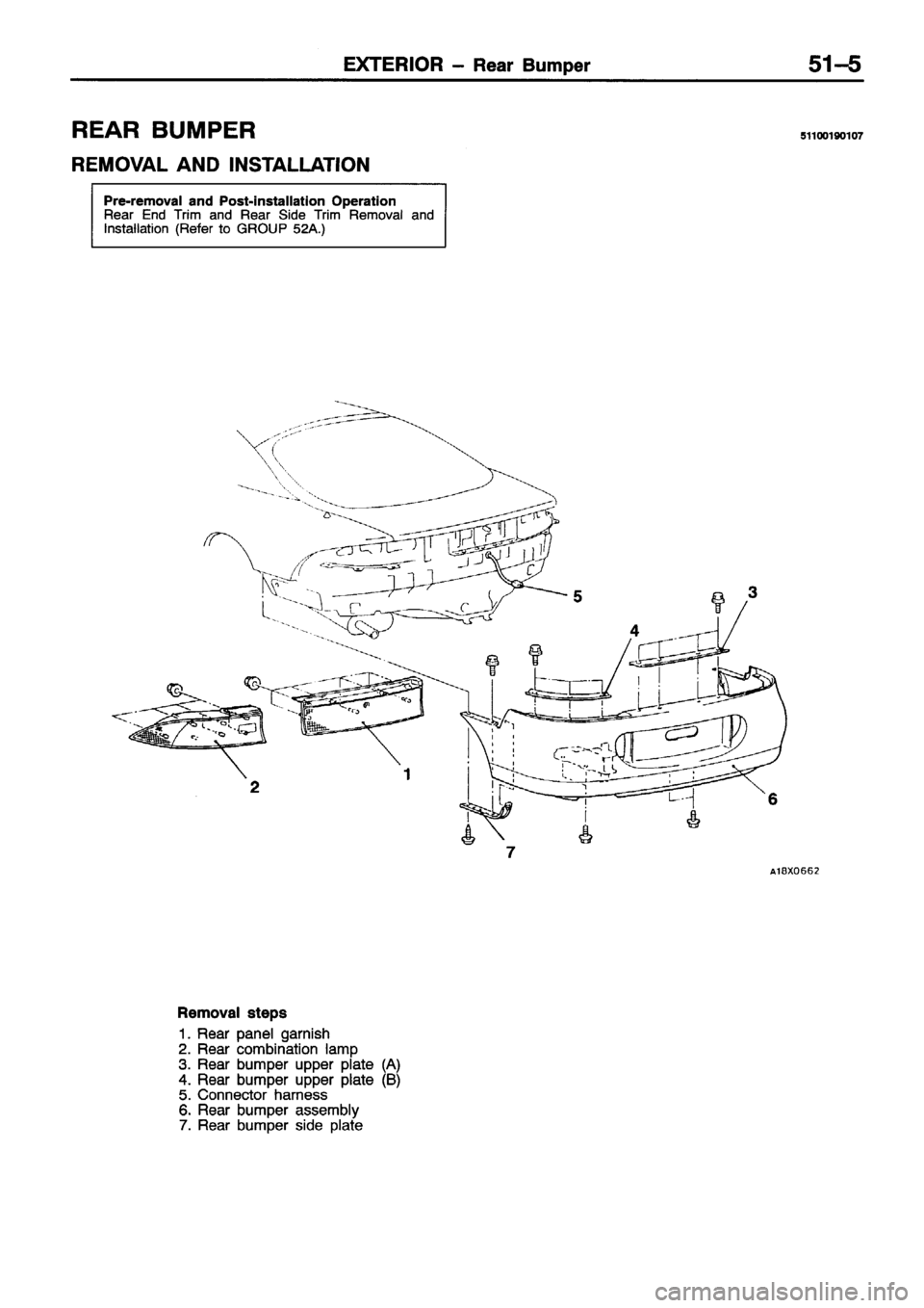 MITSUBISHI ECLIPSE 1996  Workshop Manual 