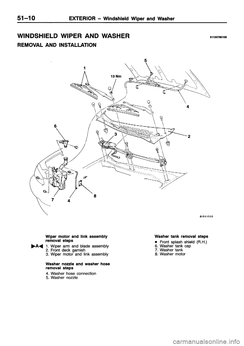 MITSUBISHI ECLIPSE 1996 Workshop Manual MITSUBISHI ECLIPSE 1996 Workshop Manual
