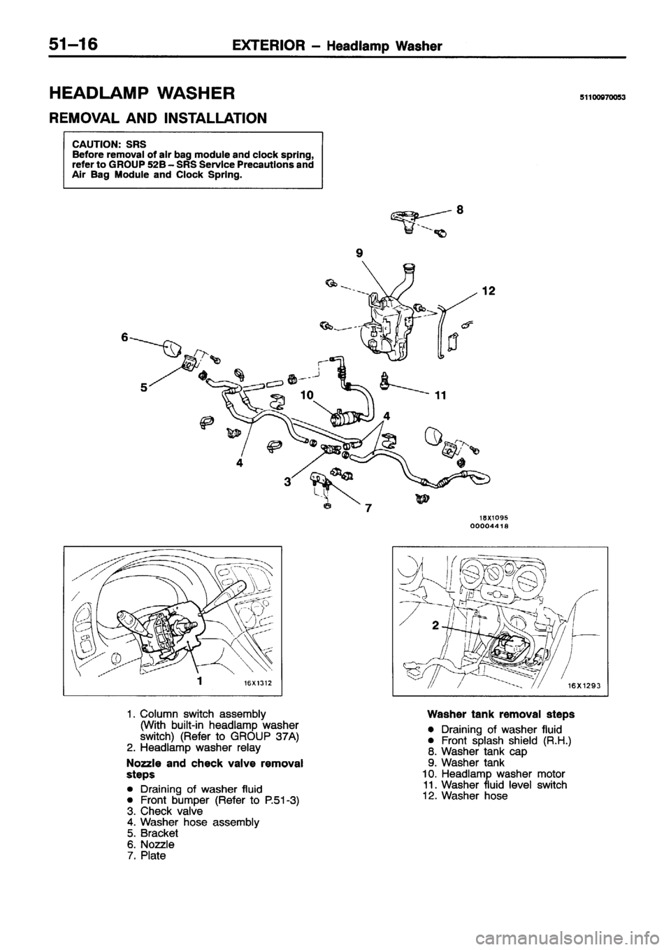 MITSUBISHI ECLIPSE 1996 Workshop Manual MITSUBISHI ECLIPSE 1996 Workshop Manual