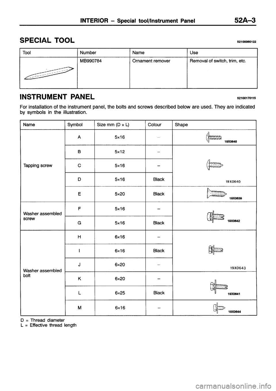 MITSUBISHI ECLIPSE 1996  Workshop Manual 