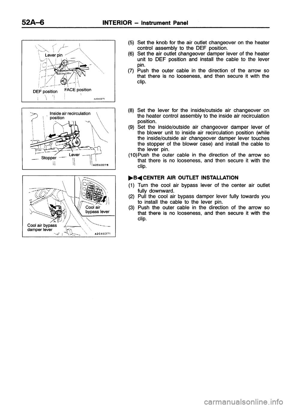 MITSUBISHI ECLIPSE 1996  Workshop Manual 