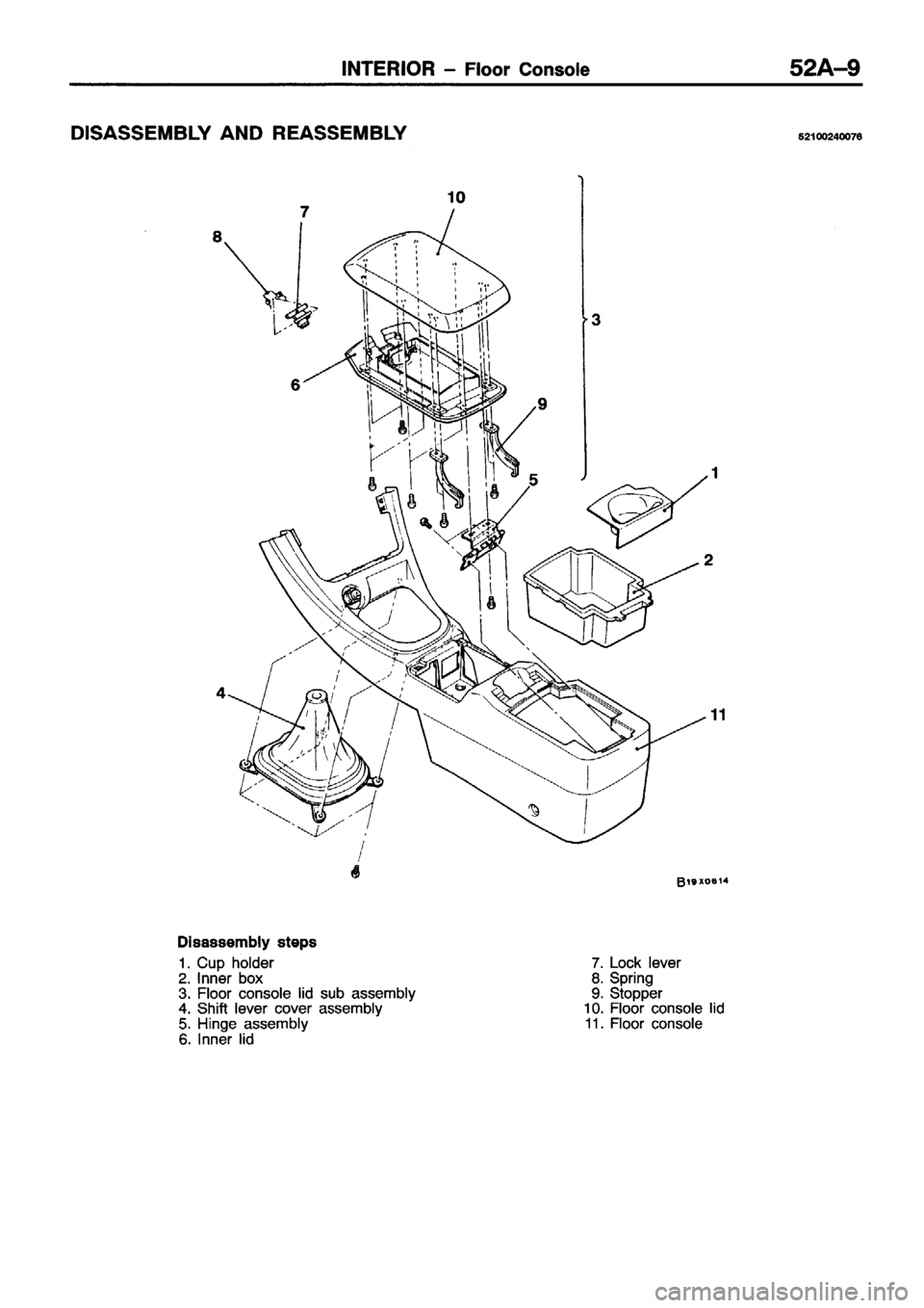 MITSUBISHI ECLIPSE 1996  Workshop Manual 