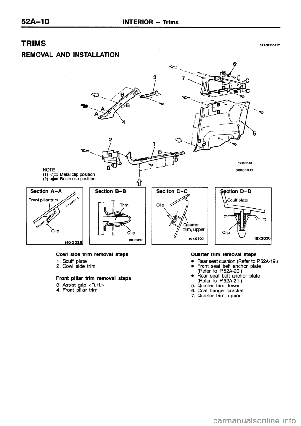 MITSUBISHI ECLIPSE 1996  Workshop Manual 
