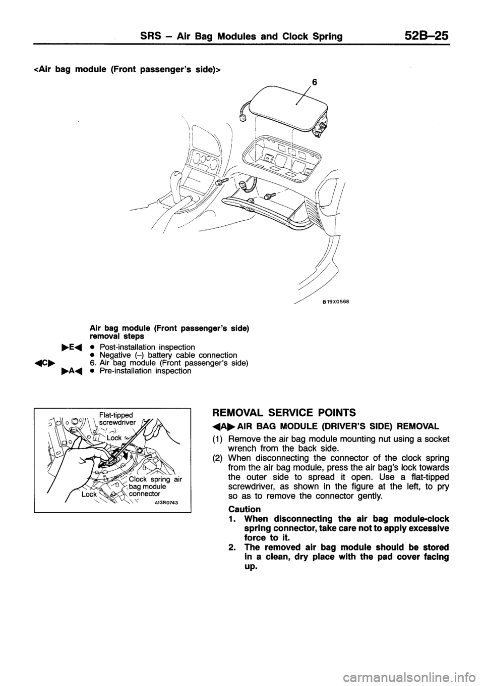 MITSUBISHI ECLIPSE 1996  Workshop Manual 