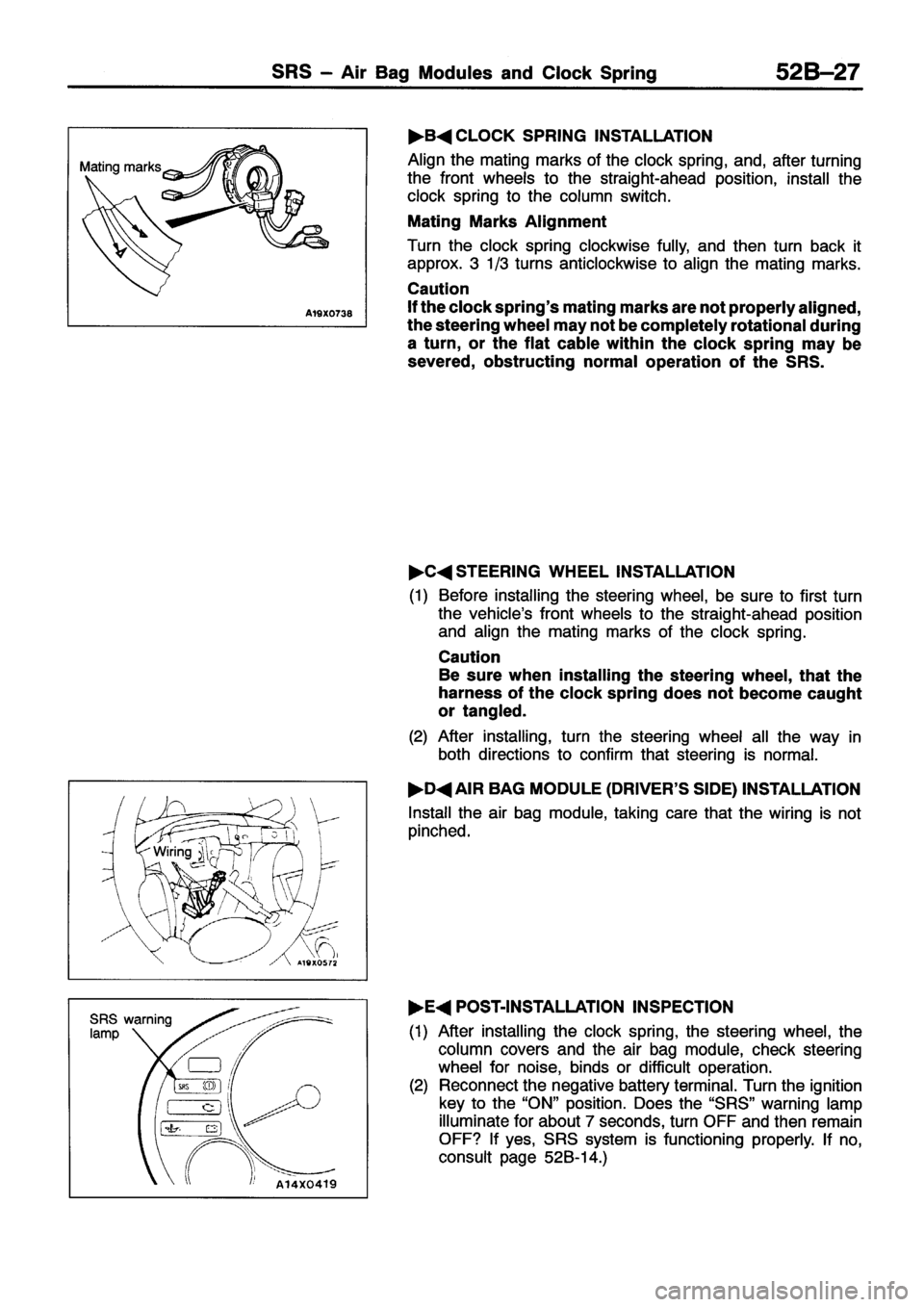 MITSUBISHI ECLIPSE 1996  Workshop Manual 