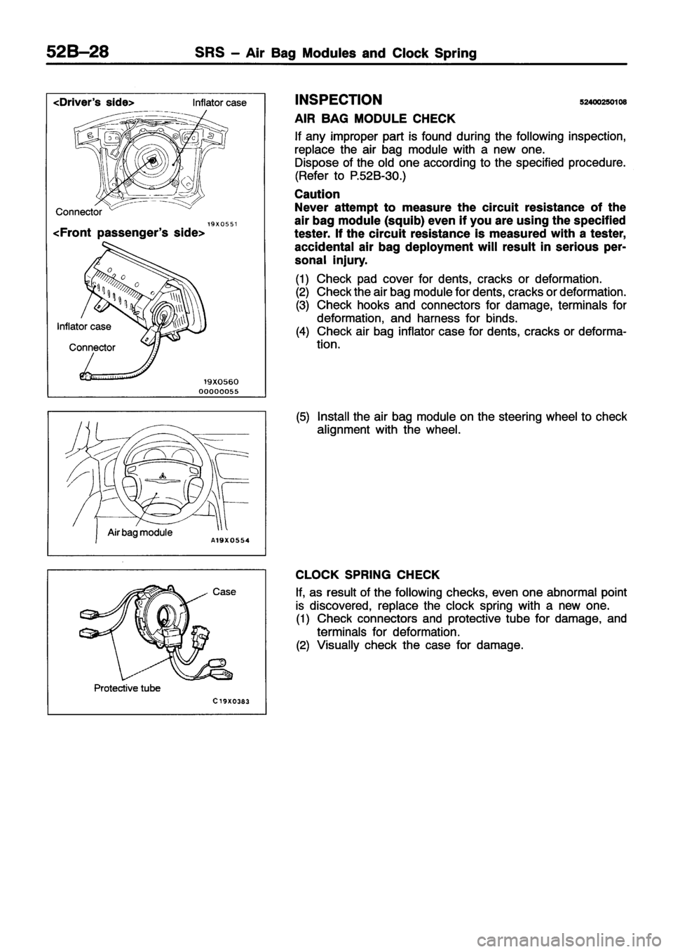 MITSUBISHI ECLIPSE 1996  Workshop Manual 