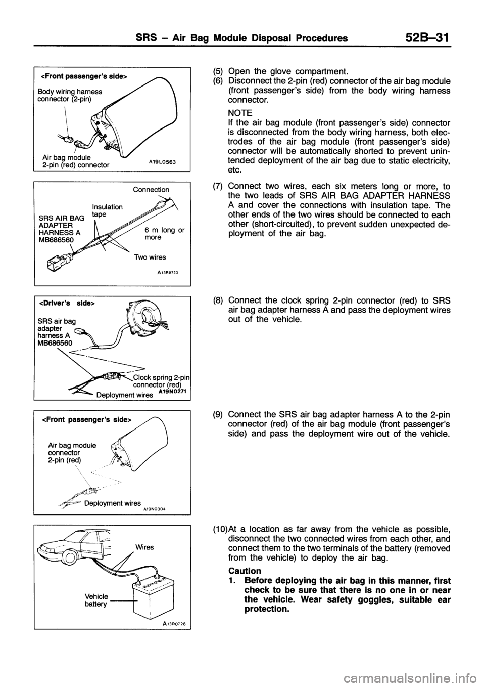 MITSUBISHI ECLIPSE 1996  Workshop Manual 
