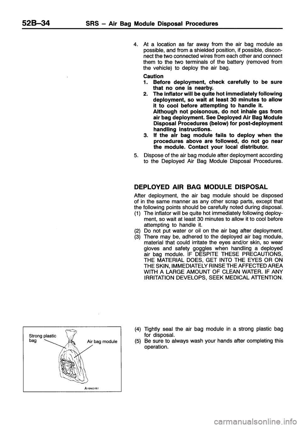 MITSUBISHI ECLIPSE 1996  Workshop Manual 