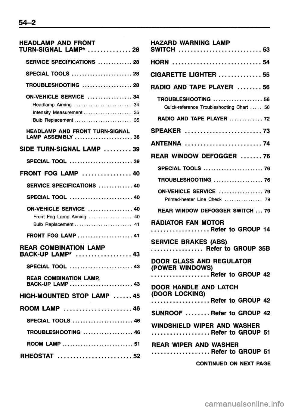 MITSUBISHI ECLIPSE 1996 Workshop Manual MITSUBISHI ECLIPSE 1996 Workshop Manual