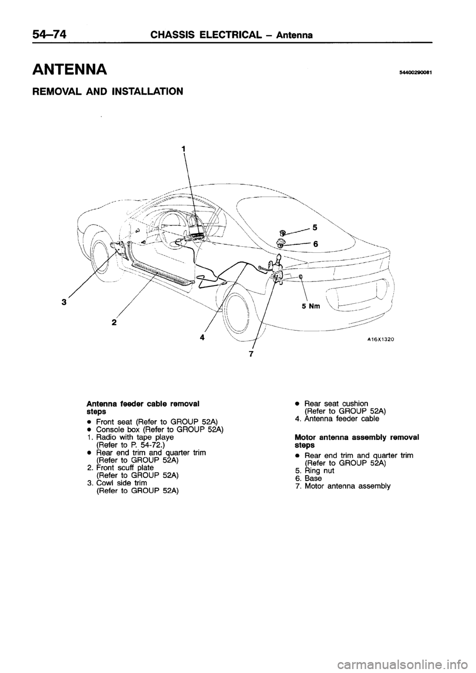 MITSUBISHI ECLIPSE 1996 Workshop Manual MITSUBISHI ECLIPSE 1996 Workshop Manual