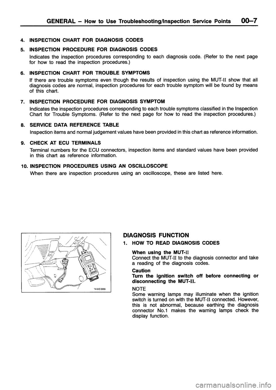 MITSUBISHI ECLIPSE 1996  Workshop Manual 