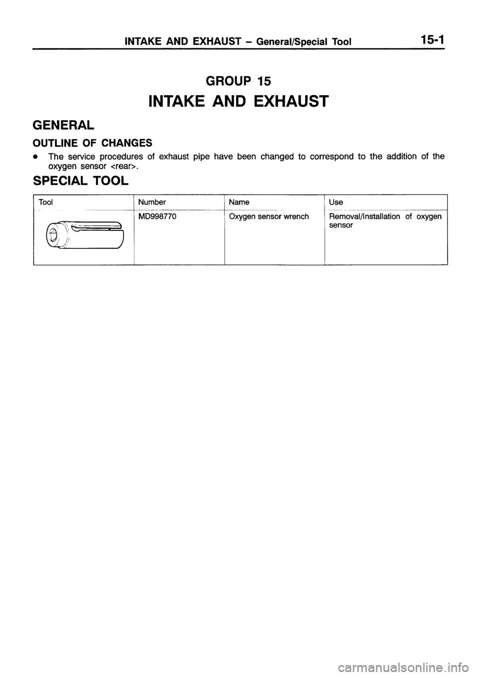 MITSUBISHI ECLIPSE 1997 Repair Manual MITSUBISHI ECLIPSE 1997 Repair Manual