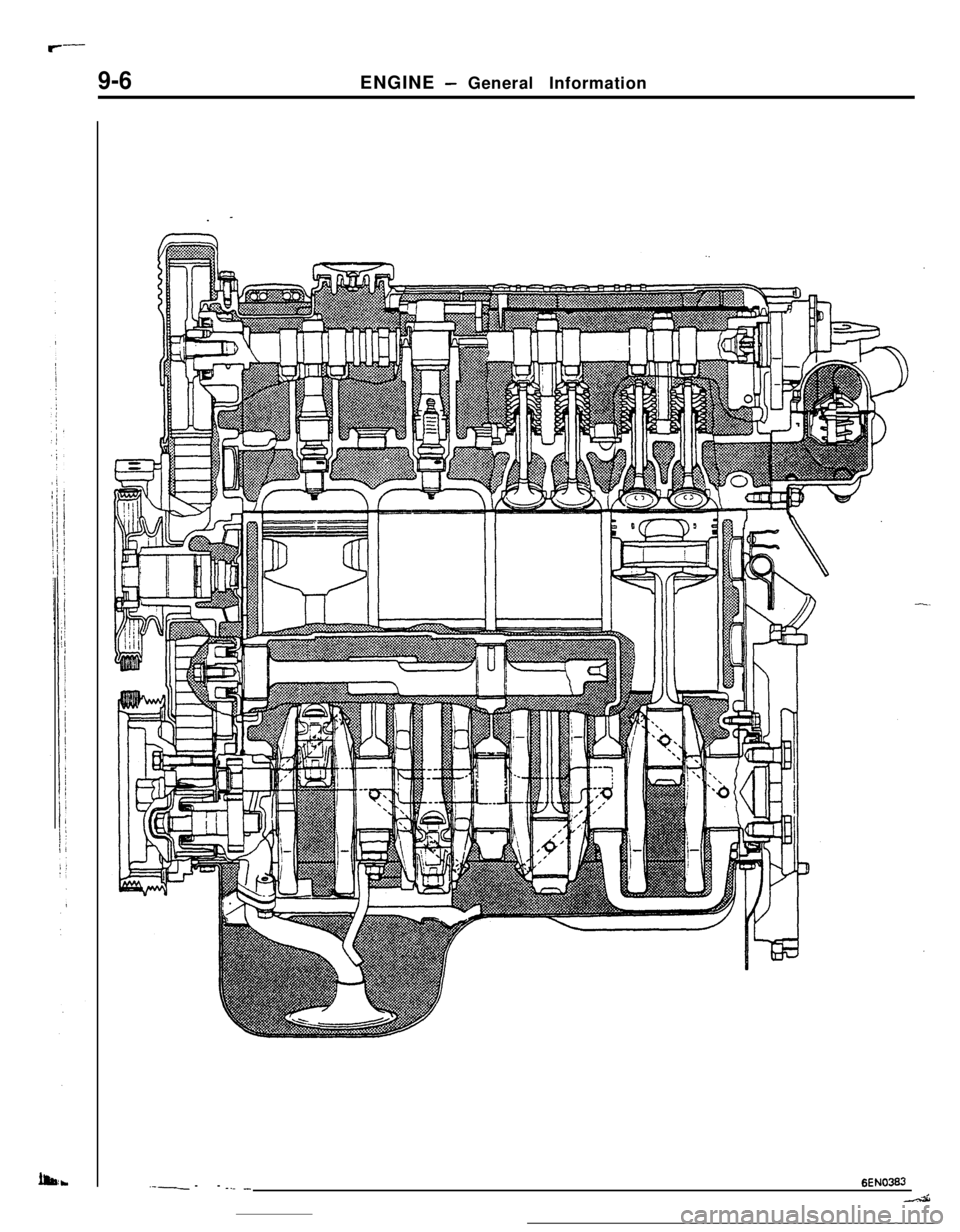 MITSUBISHI ECLIPSE 1990 Owners Manual 9-6ENGINE -General Information
6EN0363.-- -- -.. _-44 MITSUBISHI ECLIPSE 1990 Owners Manual 9-6ENGINE -General Information
6EN0363.-- -- -.. _-44
