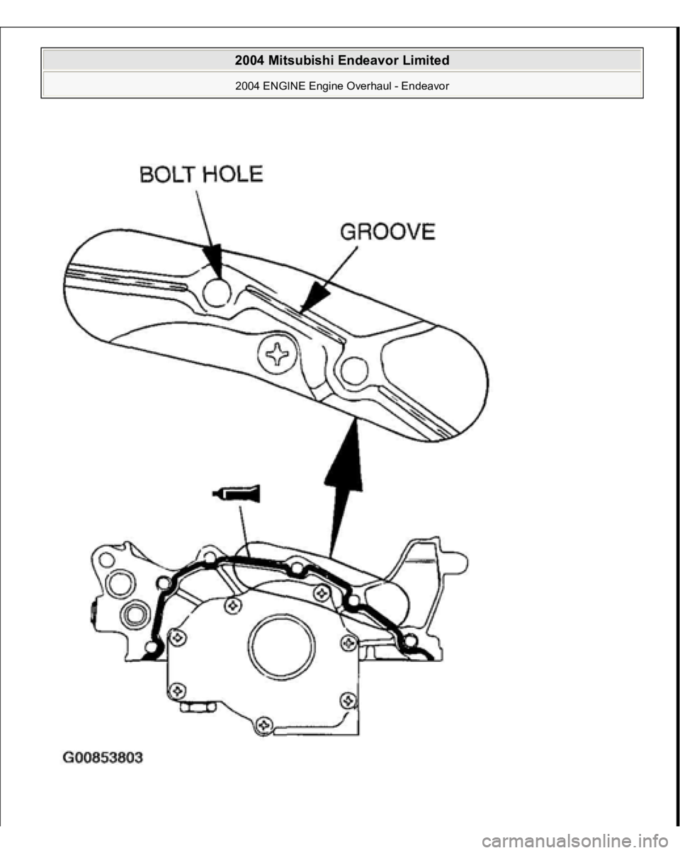 MITSUBISHI ENDEAVOR 2004  Service Repair Manual  
2004 Mitsubishi Endeavor Limited 2004 ENGINE Engine Overhaul - Endeavor
   