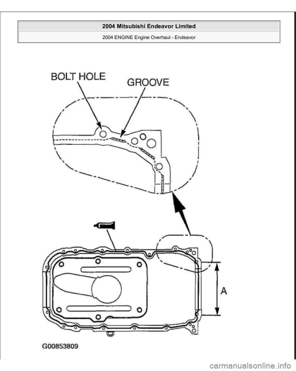 MITSUBISHI ENDEAVOR 2004  Service Repair Manual  
2004 Mitsubishi Endeavor Limited 2004 ENGINE Engine Overhaul - Endeavor
   