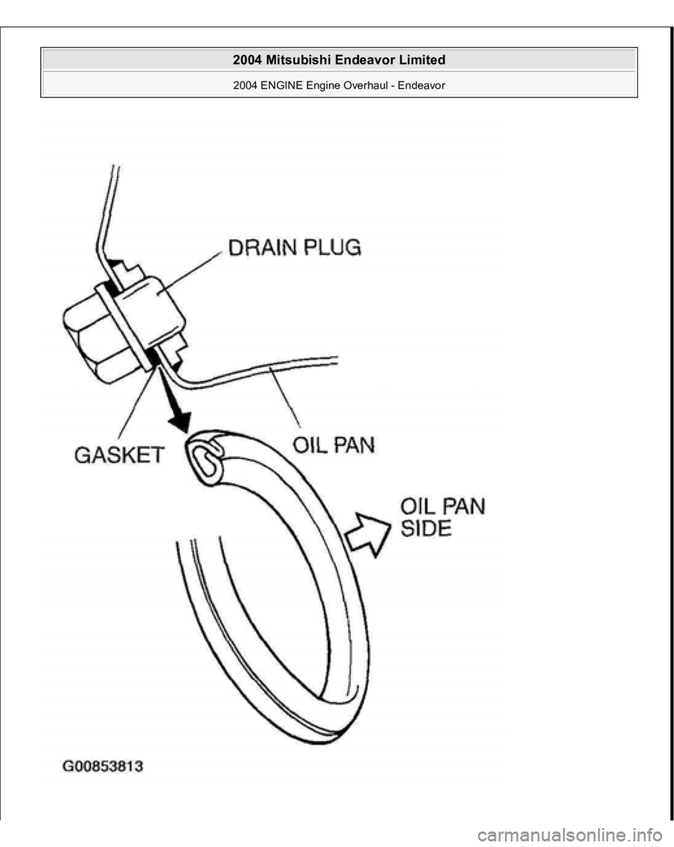 MITSUBISHI ENDEAVOR 2004  Service Repair Manual  
2004 Mitsubishi Endeavor Limited 2004 ENGINE Engine Overhaul - Endeavor
   