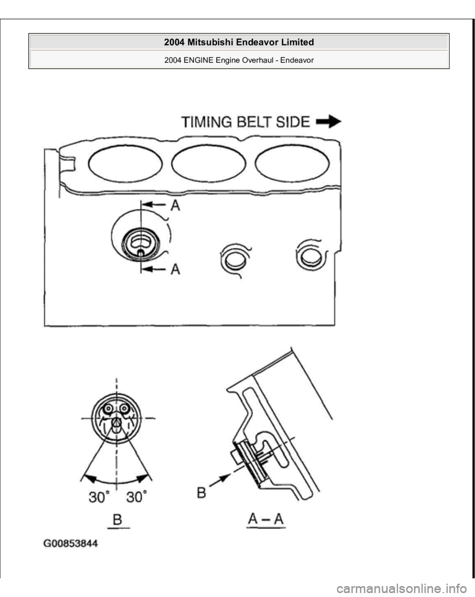 MITSUBISHI ENDEAVOR 2004  Service Repair Manual  
2004 Mitsubishi Endeavor Limited 2004 ENGINE Engine Overhaul - Endeavor
   