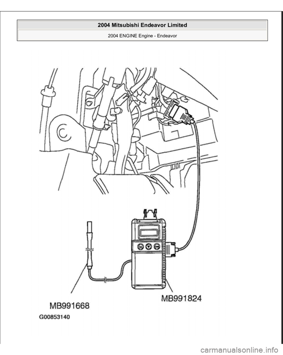 MITSUBISHI ENDEAVOR 2004  Service Repair Manual  
2004 Mitsubishi Endeavor Limited 
2004 ENGINE Engine - Endeavor
   
