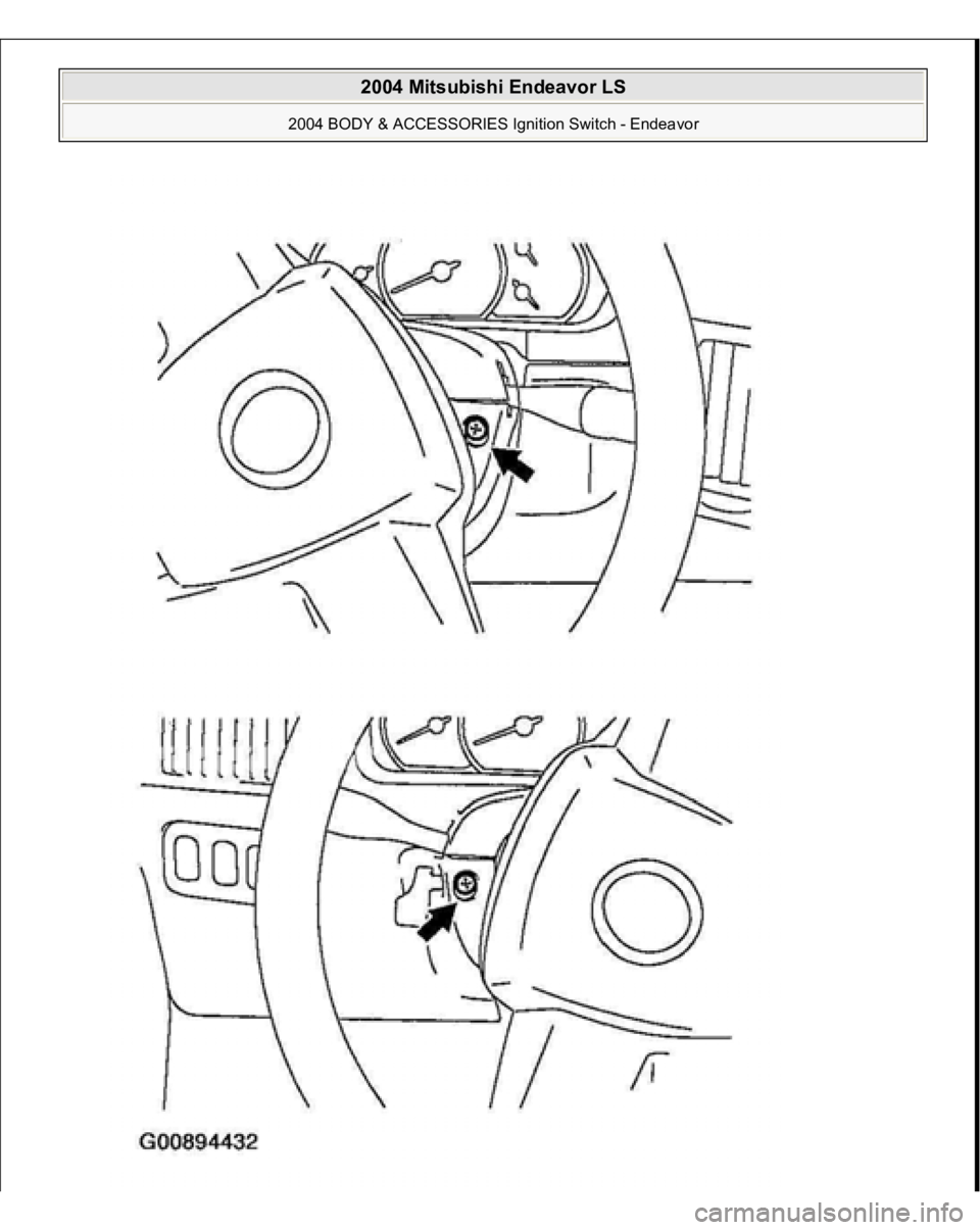 MITSUBISHI ENDEAVOR 2004 Service Repair Manual
2004 Mitsubishi Endeavor LS
2004 BODY & ACCESSORIES Ignition Switch - Endeavor
MITSUBISHI ENDEAVOR 2004 Service Repair Manual
2004 Mitsubishi Endeavor LS
2004 BODY & ACCESSORIES Ignition Switch - Endeavor
