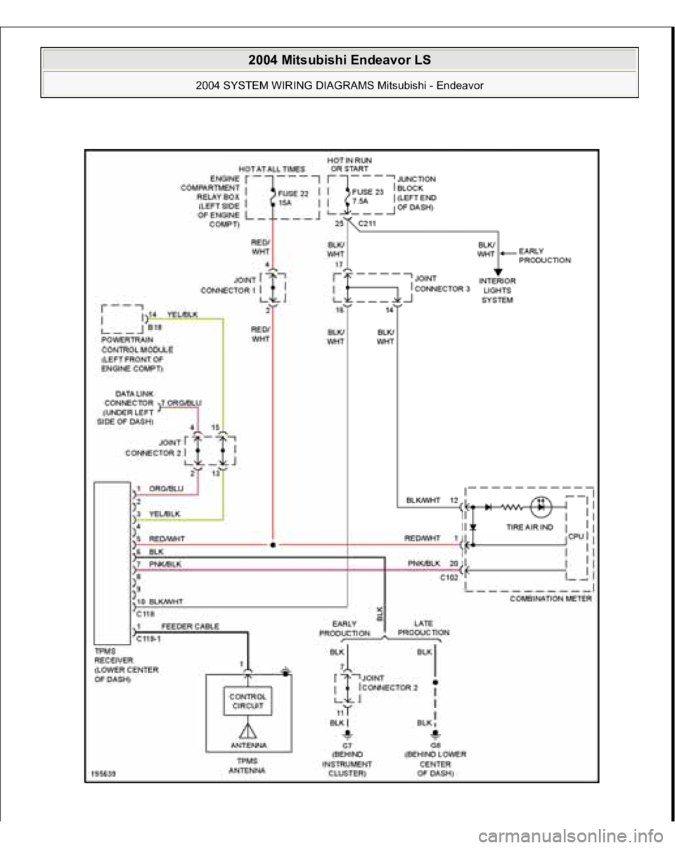 MITSUBISHI ENDEAVOR 2004 Service Repair Manual
2004 Mitsubishi Endeavor LS
2004 SYSTEM WIRING DIAGRAMS Mitsubishi - Endeavor
MITSUBISHI ENDEAVOR 2004 Service Repair Manual
2004 Mitsubishi Endeavor LS
2004 SYSTEM WIRING DIAGRAMS Mitsubishi - Endeavor