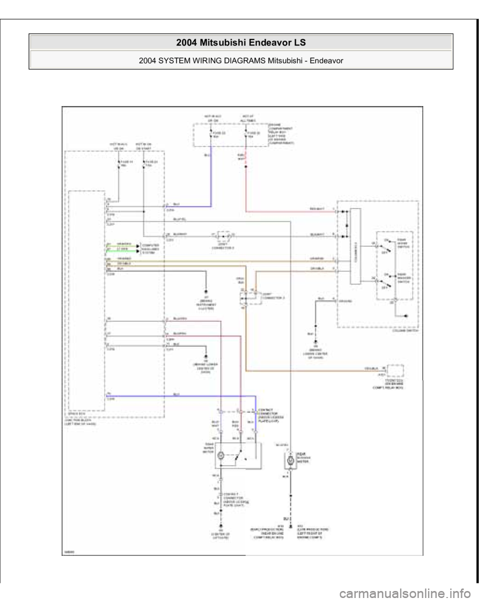 MITSUBISHI ENDEAVOR 2004 Service Repair Manual
2004 Mitsubishi Endeavor LS
2004 SYSTEM WIRING DIAGRAMS Mitsubishi - Endeavor
MITSUBISHI ENDEAVOR 2004 Service Repair Manual
2004 Mitsubishi Endeavor LS
2004 SYSTEM WIRING DIAGRAMS Mitsubishi - Endeavor
