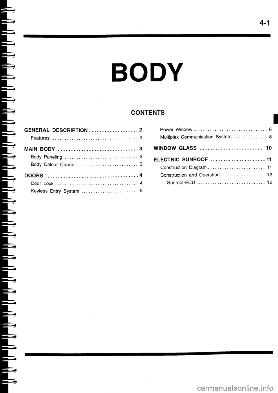 MITSUBISHI FTO 1998 Technical Information Manual MITSUBISHI FTO 1998 Technical Information Manual