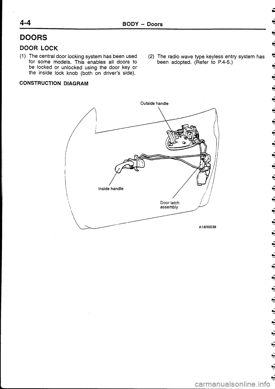MITSUBISHI FTO 1998 Technical Information Manual MITSUBISHI FTO 1998 Technical Information Manual