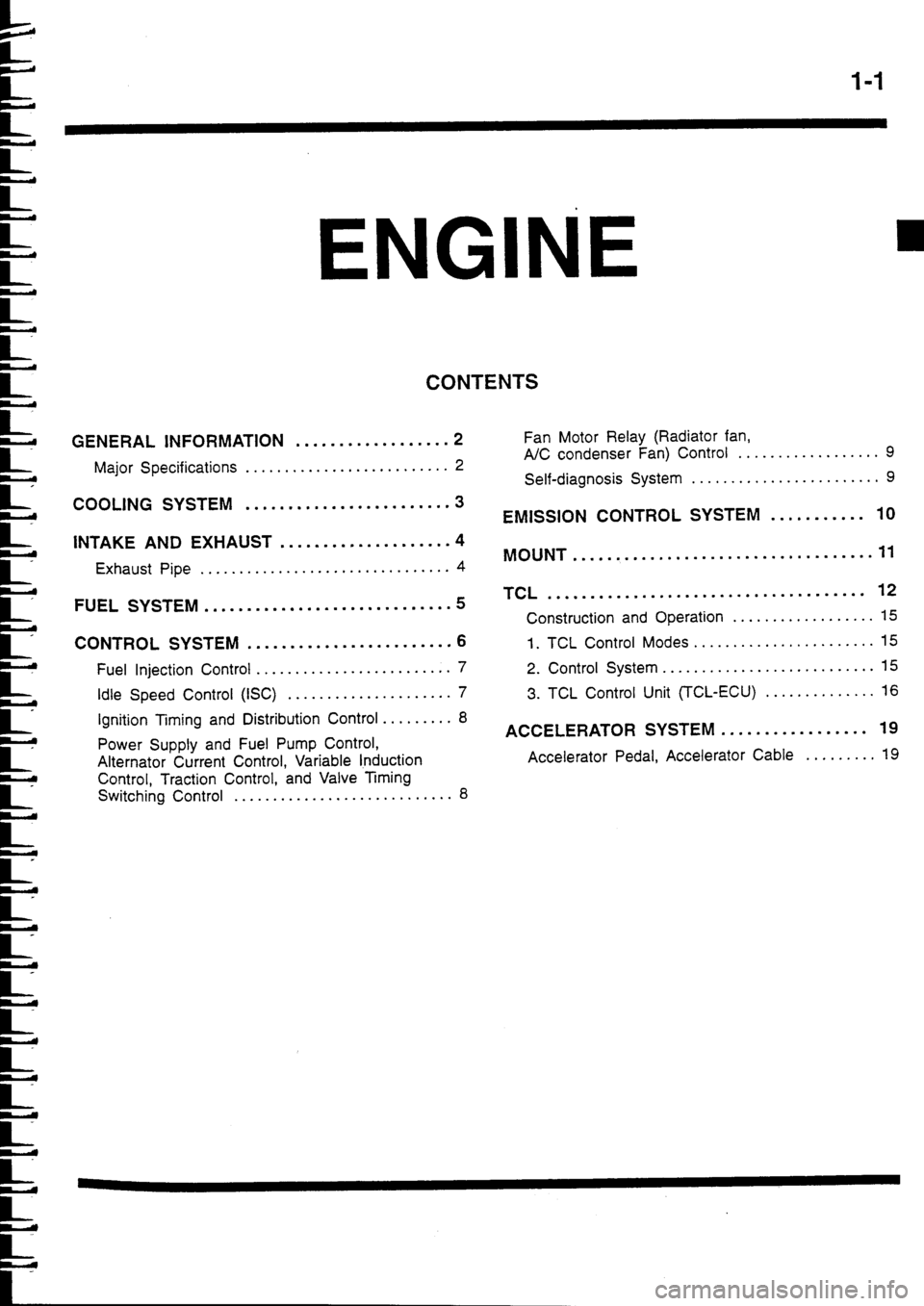 MITSUBISHI FTO 1998 Technical Information Manual MITSUBISHI FTO 1998 Technical Information Manual