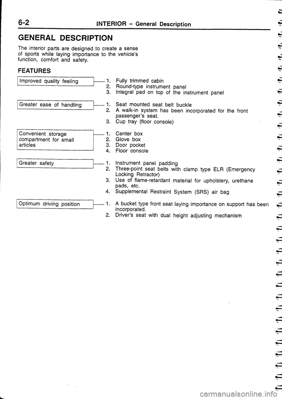 MITSUBISHI FTO 1998 Technical Information Manual MITSUBISHI FTO 1998 Technical Information Manual