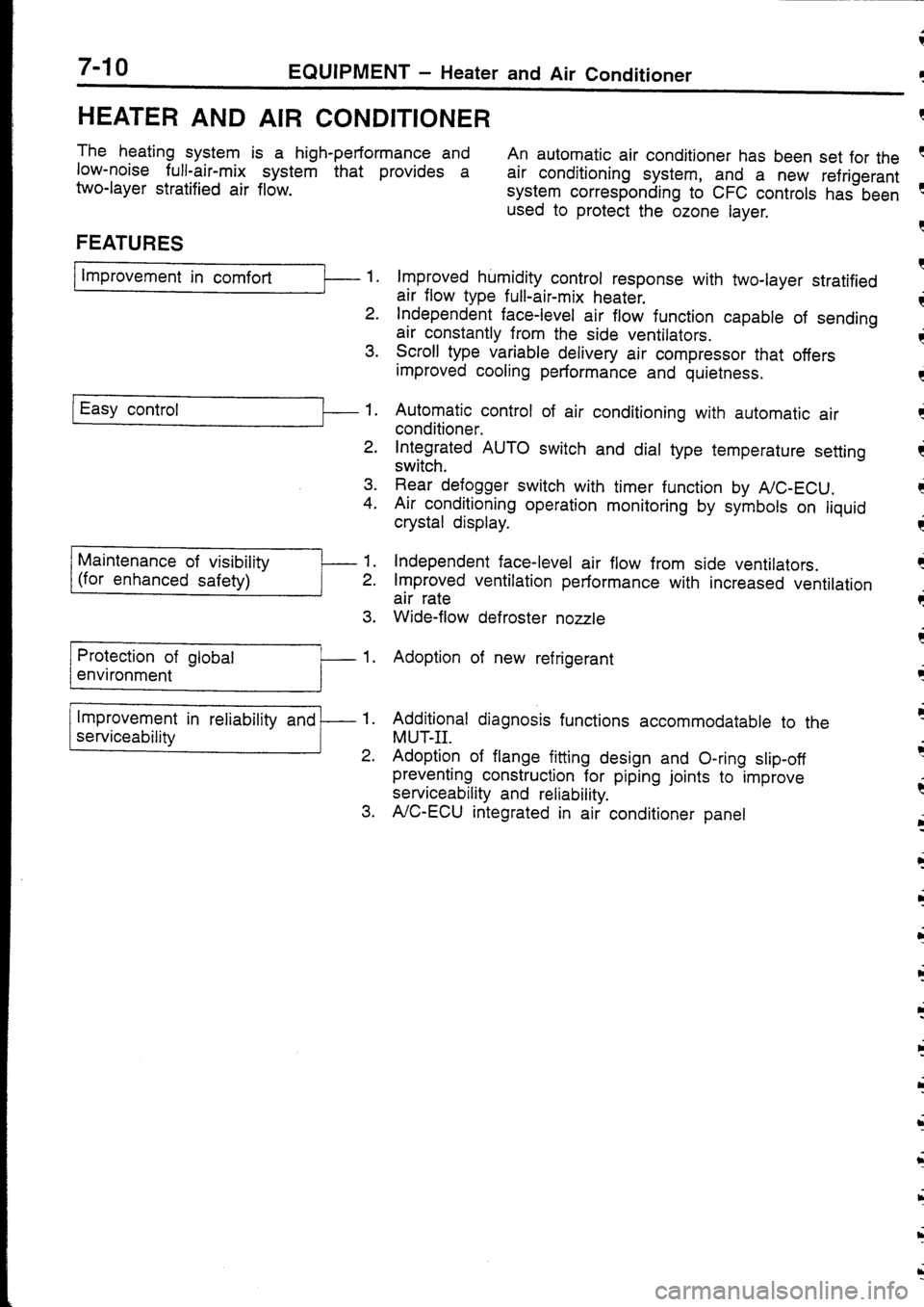 MITSUBISHI FTO 1998 Technical Information Manual MITSUBISHI FTO 1998 Technical Information Manual