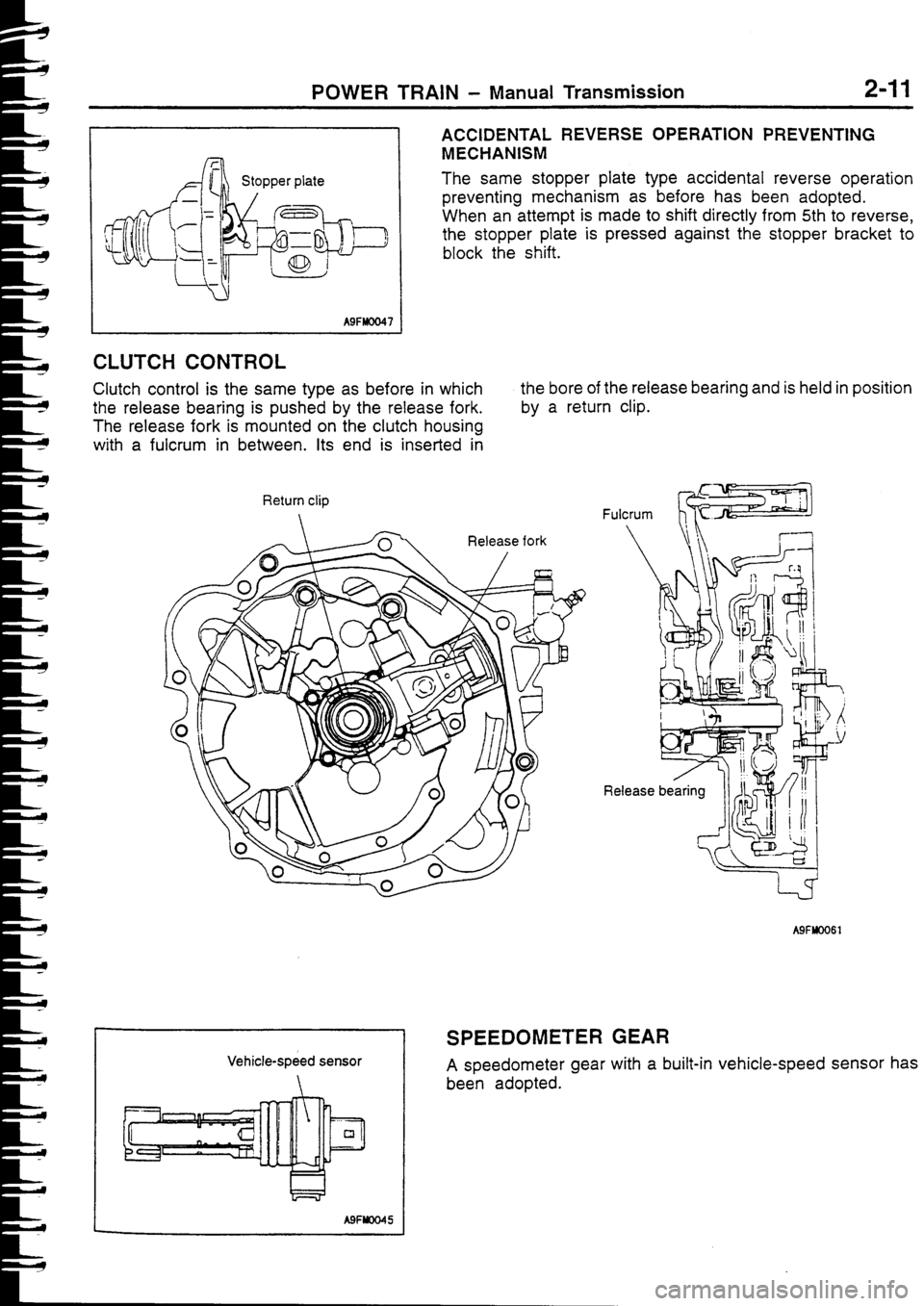 MITSUBISHI FTO 1998 Technical Information Manual MITSUBISHI FTO 1998 Technical Information Manual