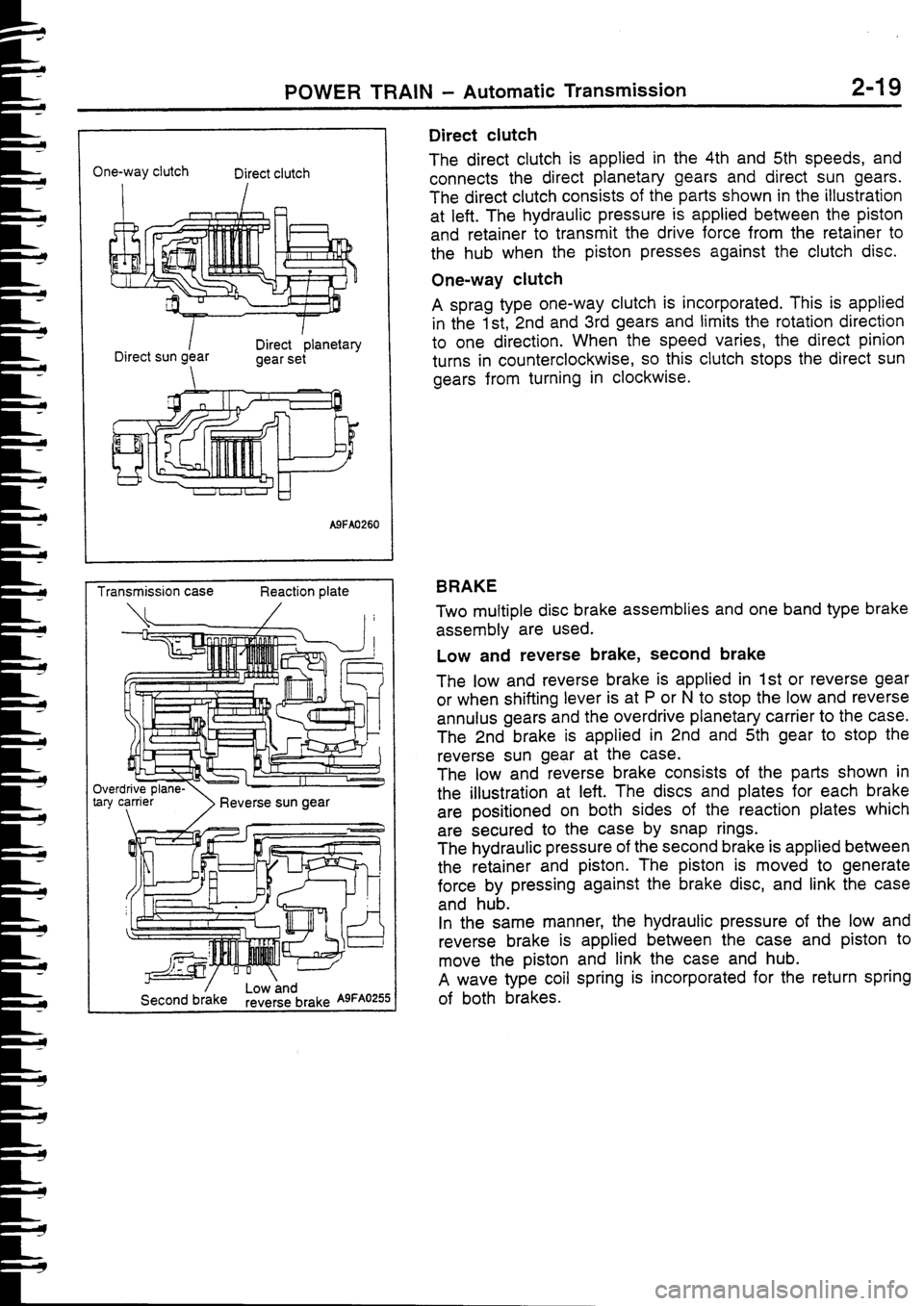MITSUBISHI FTO 1998 Technical Information Manual MITSUBISHI FTO 1998 Technical Information Manual