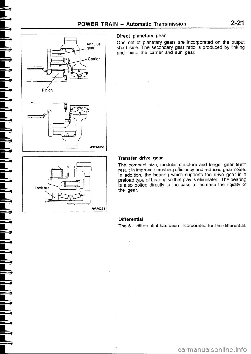 MITSUBISHI FTO 1998 Technical Information Manual MITSUBISHI FTO 1998 Technical Information Manual