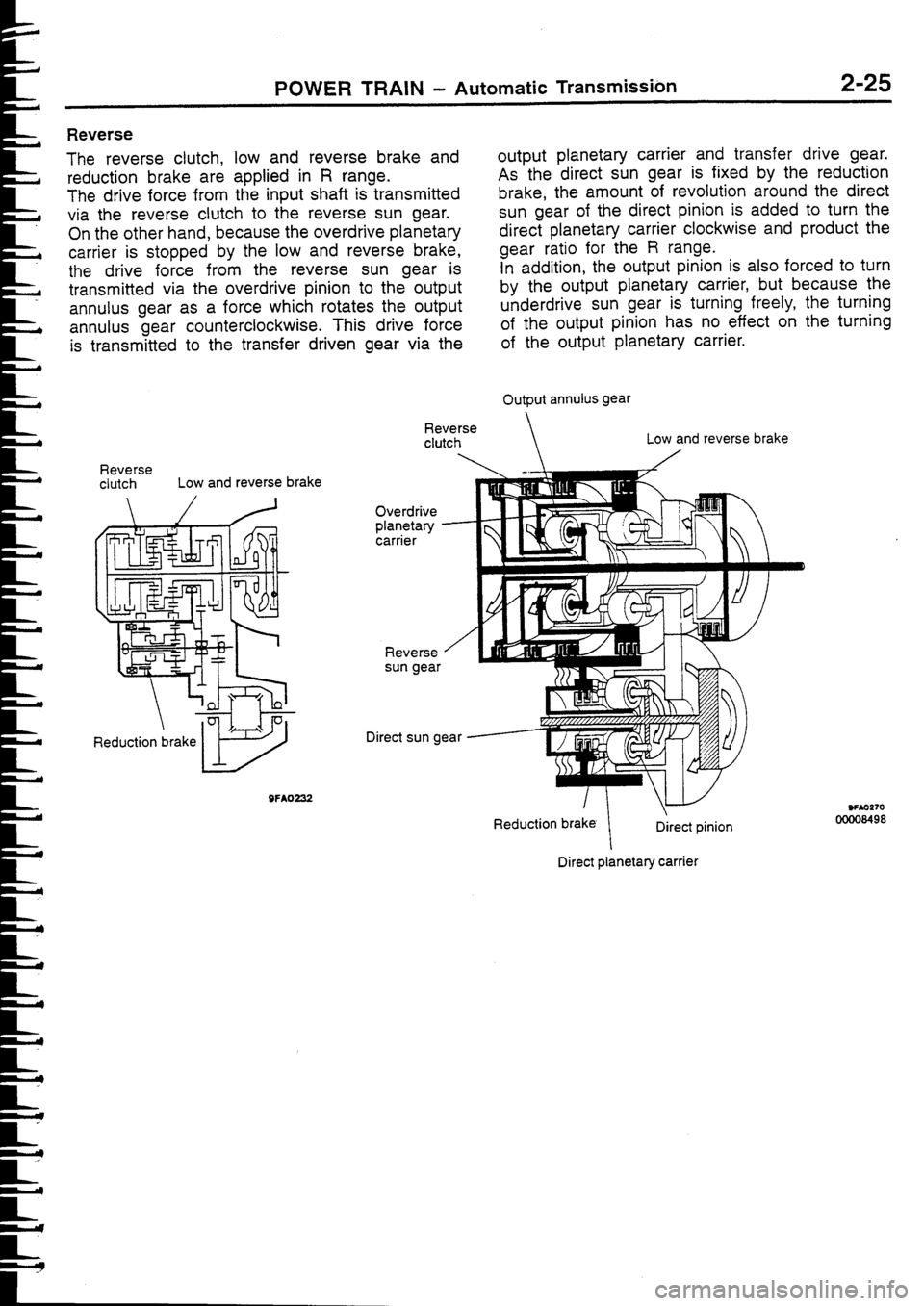 MITSUBISHI FTO 1998 Technical Information Manual MITSUBISHI FTO 1998 Technical Information Manual