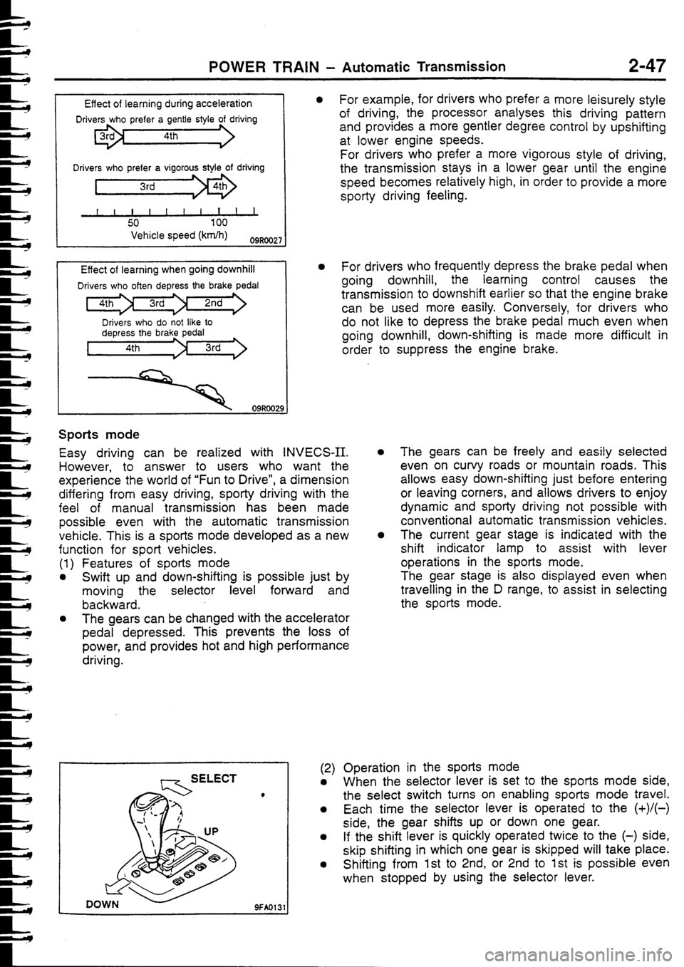 MITSUBISHI FTO 1998 Technical Information Manual MITSUBISHI FTO 1998 Technical Information Manual