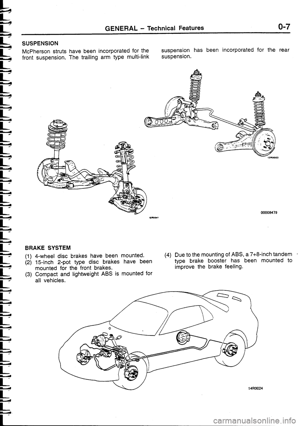 MITSUBISHI FTO 1998  Technical Information Manual 