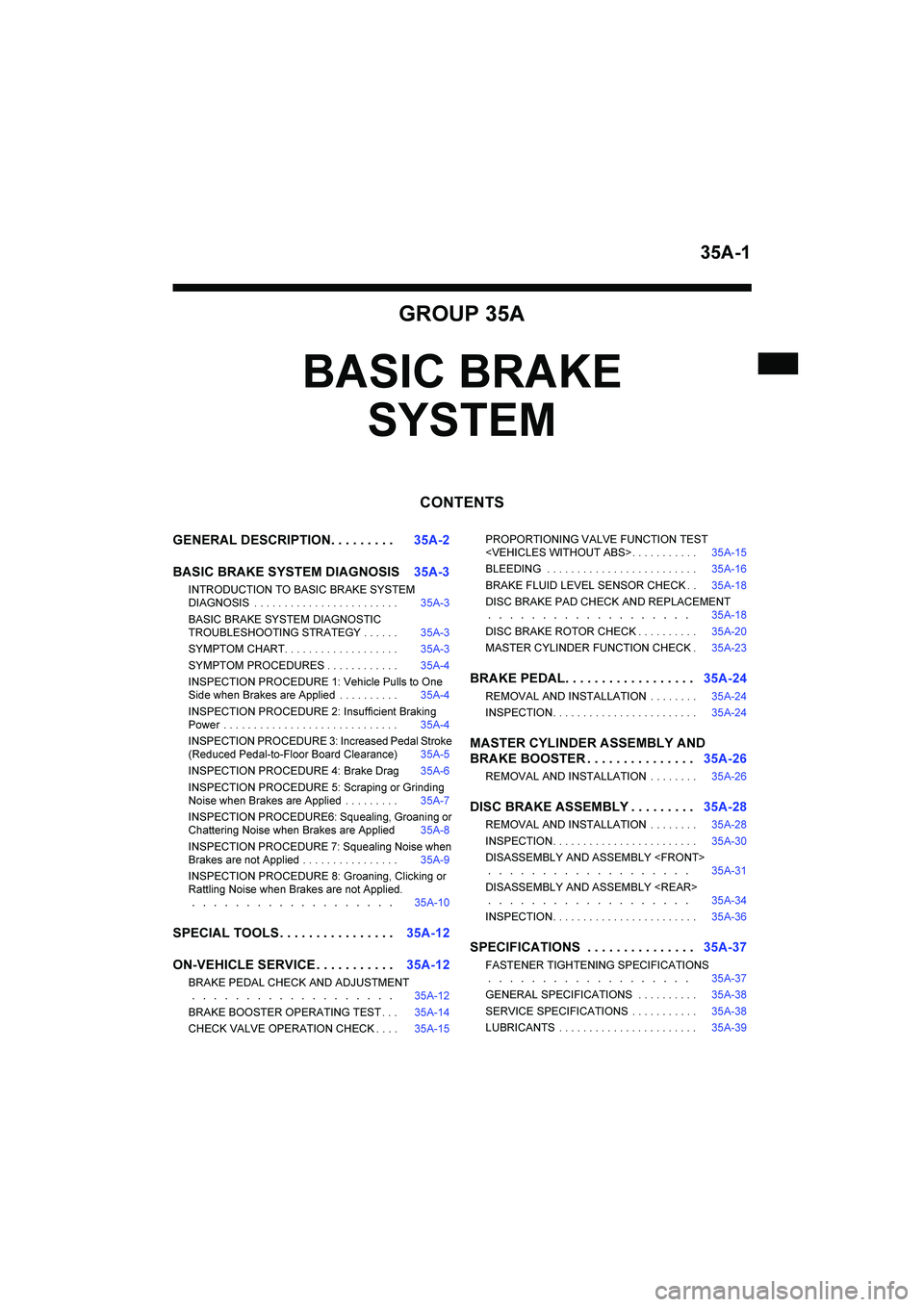 MITSUBISHI GALANT 2004  Workshop Manual 
	





	
	


	
	


	
























