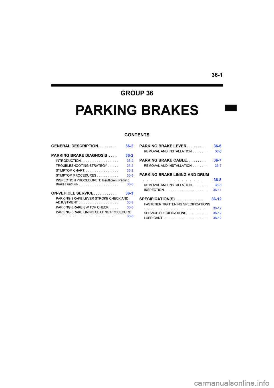 MITSUBISHI GALANT 2004  Workshop Manual 
	












	























