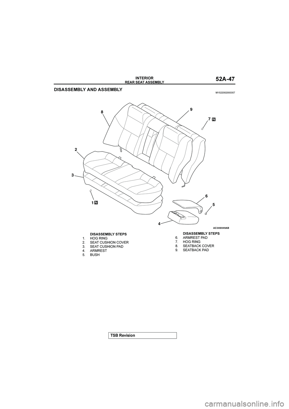 MITSUBISHI GALANT 2004  Workshop Manual 
#$%&%(


	B

�
AC306949
89
7
6
5
4
2
3
1N
AB
N


,



	
	


	


/

