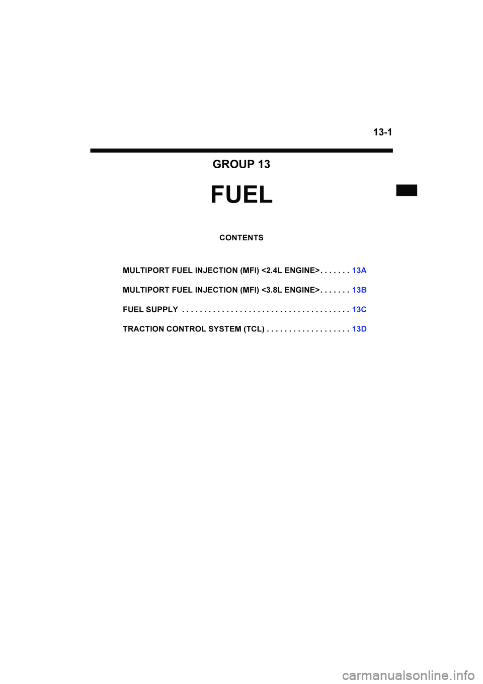 MITSUBISHI GALANT 2004  Workshop Manual 
	




	












	












		




















