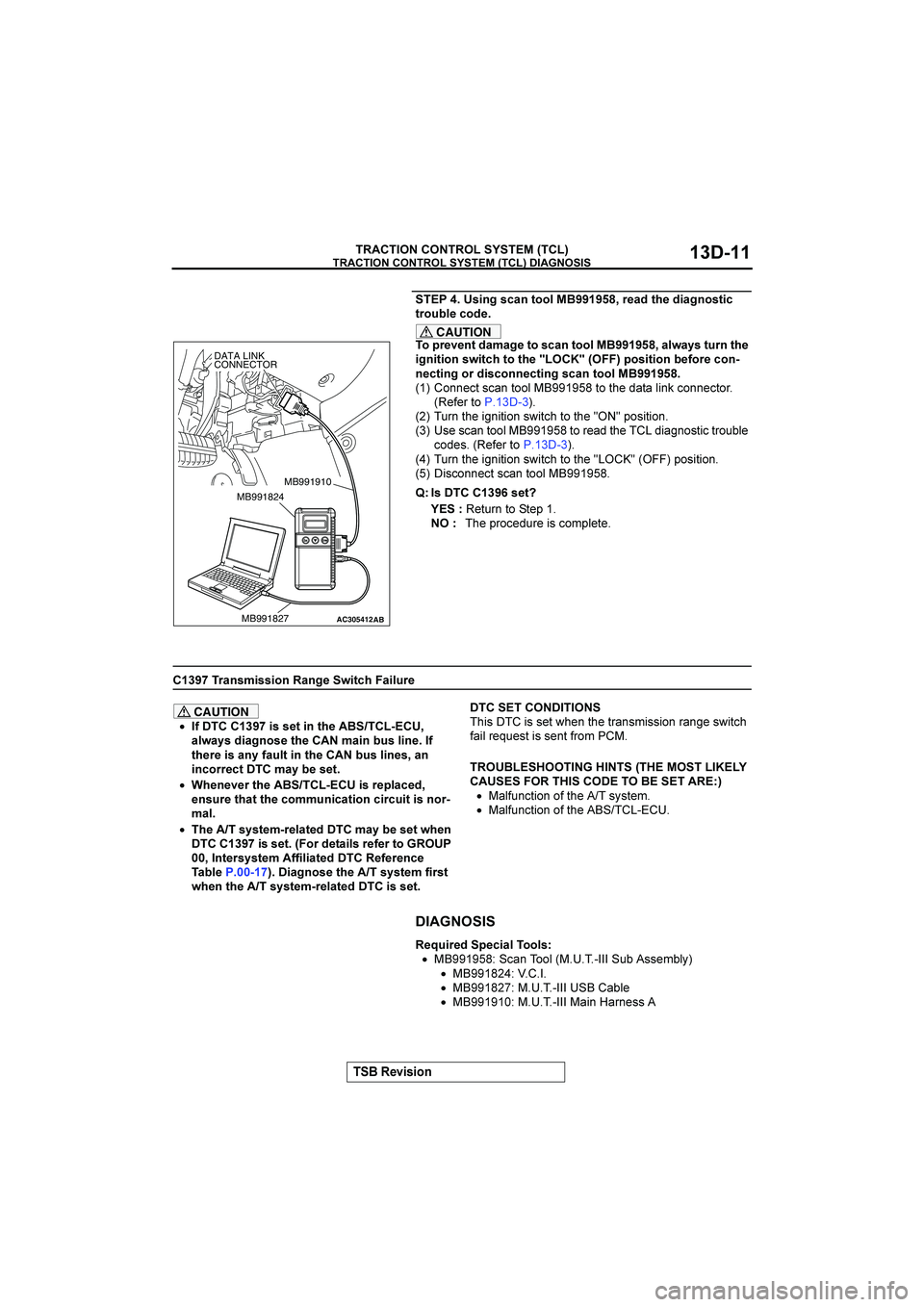 MITSUBISHI GALANT 2004  Workshop Manual 


"$%&&()



	&)+-*),((1"888 9.$*2,<$2&*+)(,&-
,.(/01$-(2$
CAUTION
(5.$%$),2*7*+$,(-*),((1"8