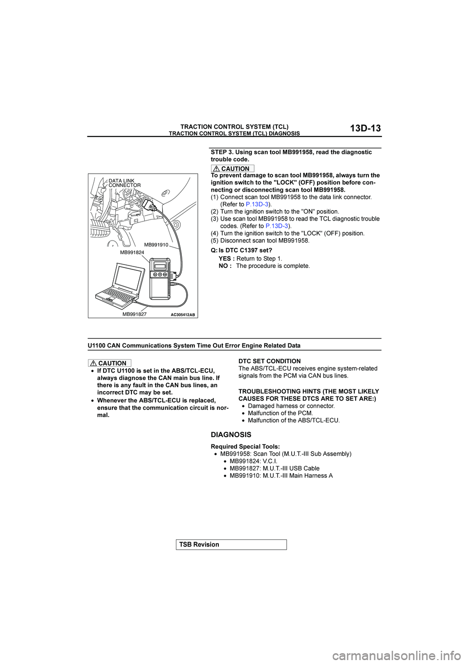 MITSUBISHI GALANT 2004  Workshop Manual 


"$%&&()



	&)+-*),((1"888 9.$*2,<$2&*+)(,&-
,.(/01$-(2$
CAUTION
(5.$%$),2*7*+$,(-*),((1"8